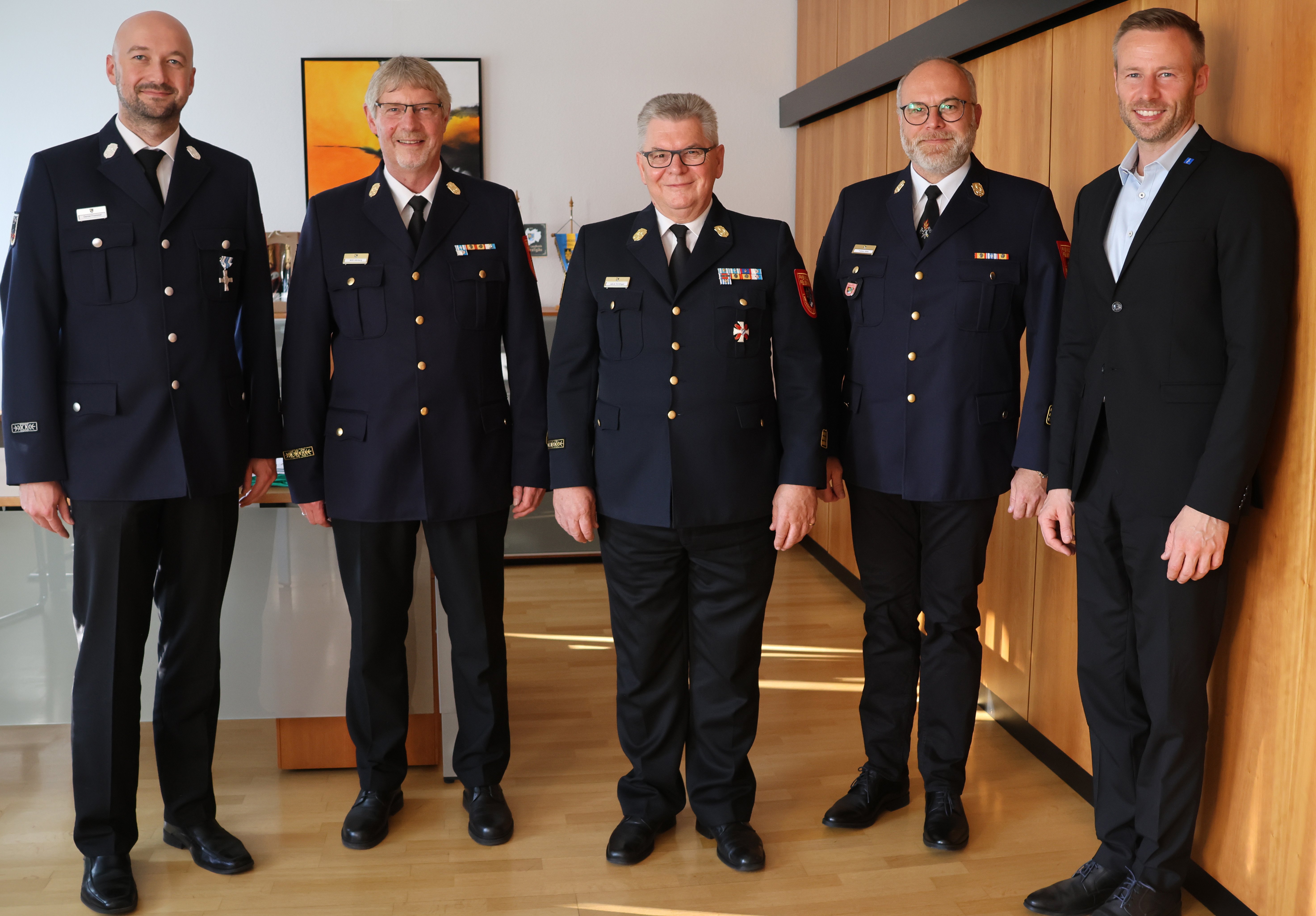 Neue Leitung Bei Der Kreisfeuerwehr