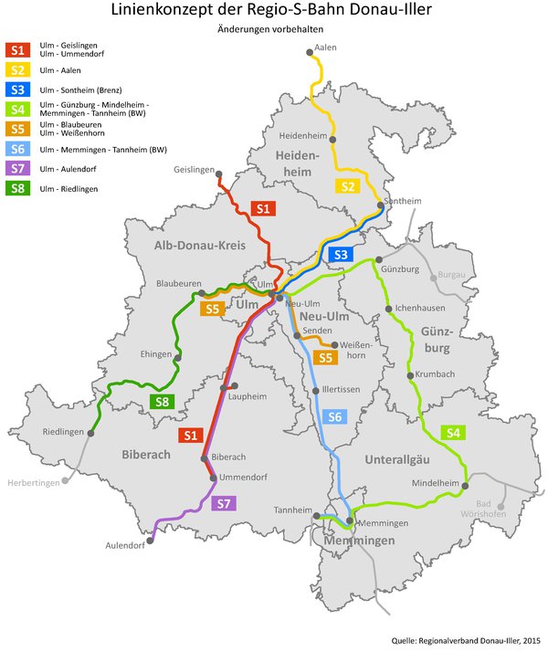 Regio-S-Bahn-Netz