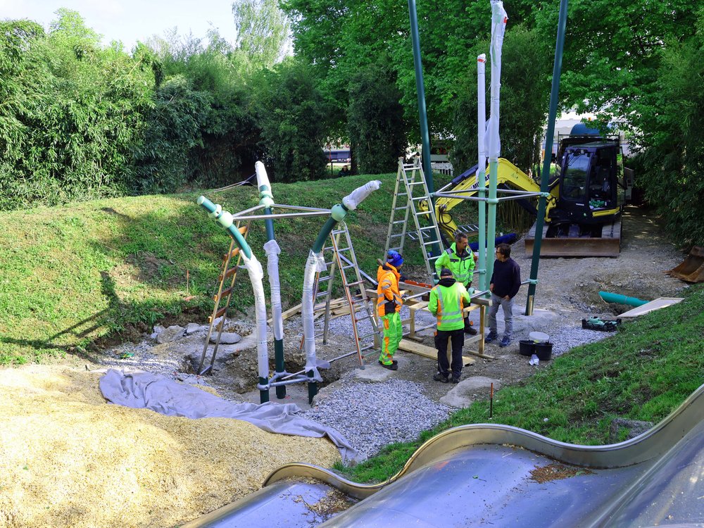 Wasserspielplatz Neue Welt erneuert