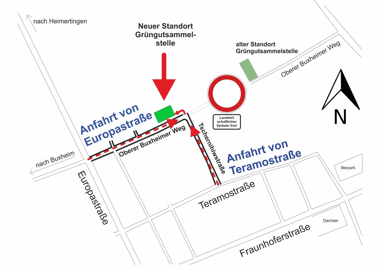 Anfahrtsskizze_Neuer Standort der Grüngutsammelstelle. jpg