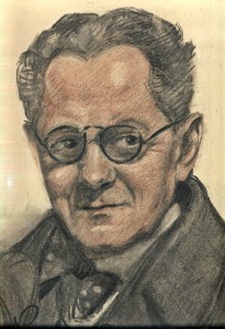  Der dichtende Schneidermeister F.W. Hermann, portraitiert von Joseph Numberger. Foto: privat