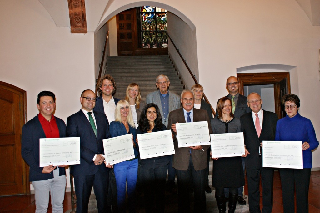 Stefan van Dorsser freute sich, einen Beitrag zur meist ehrenamtlichen Arbeit von Vereinen und Institutionen in Memmingen zu leisten. Foto: as 