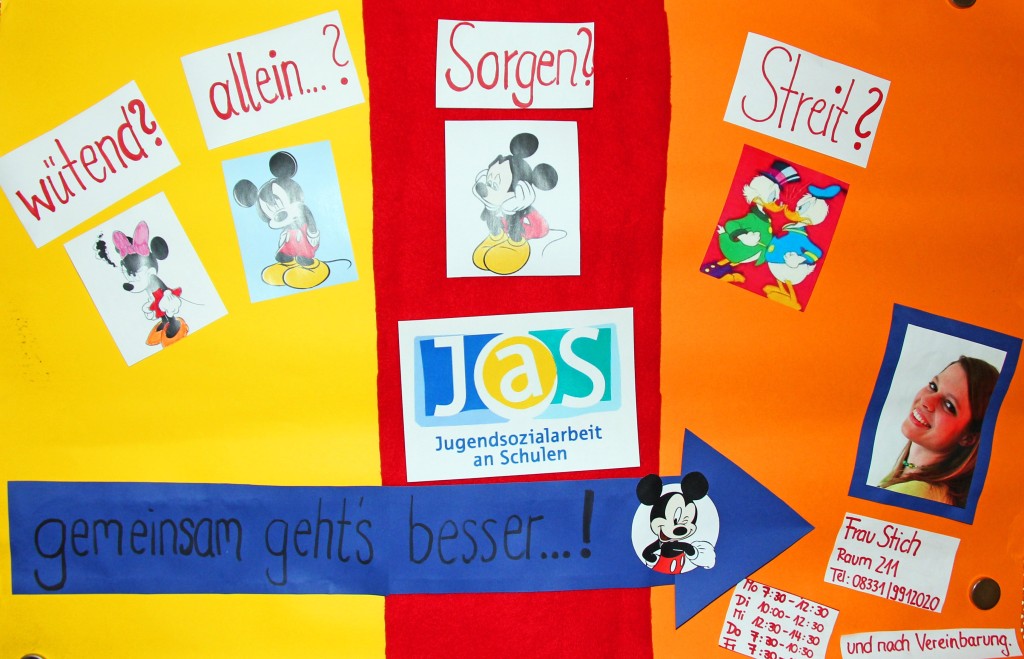 Jugendsozialarbeit an Schulen Plakat